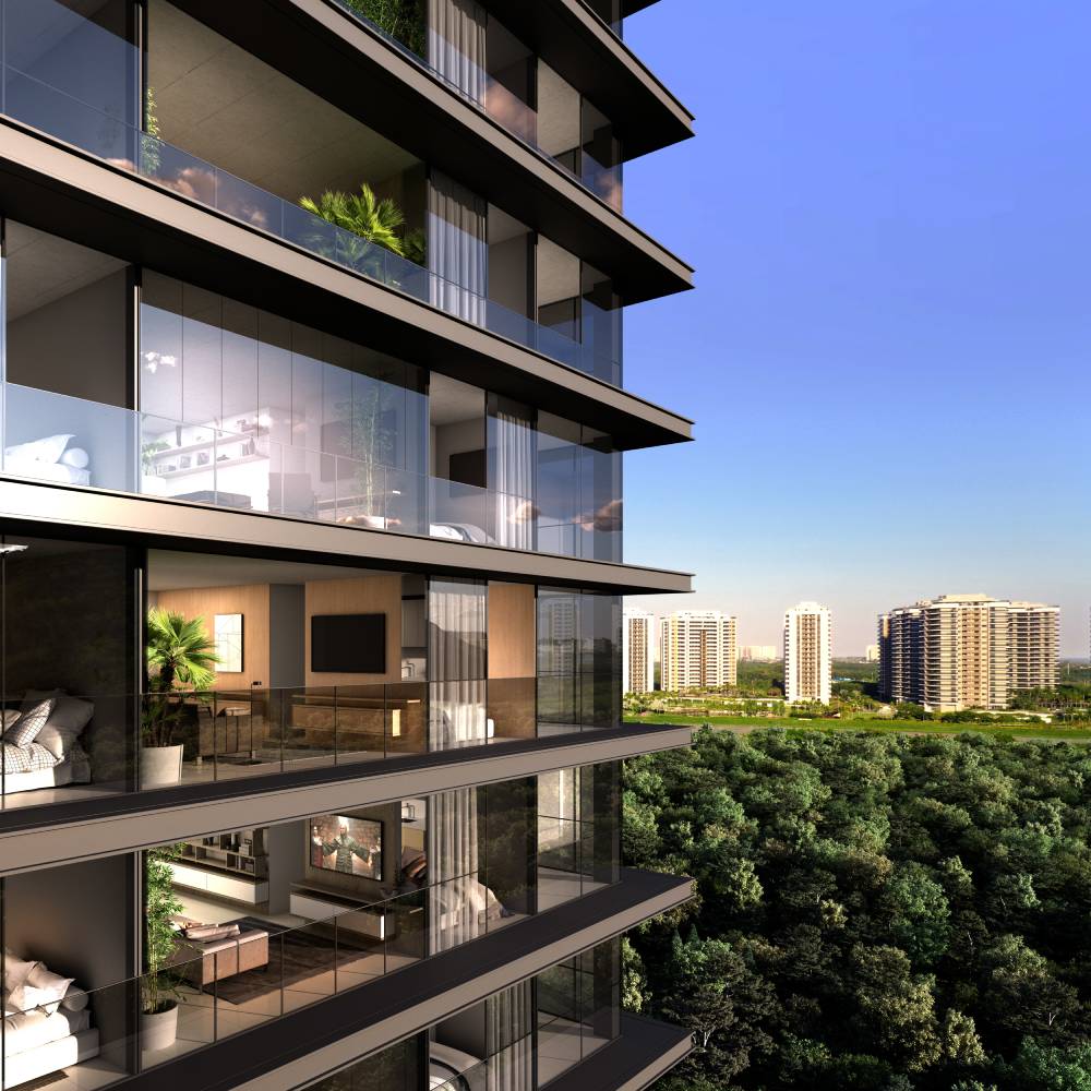 Fachada Murano Residencial noturna